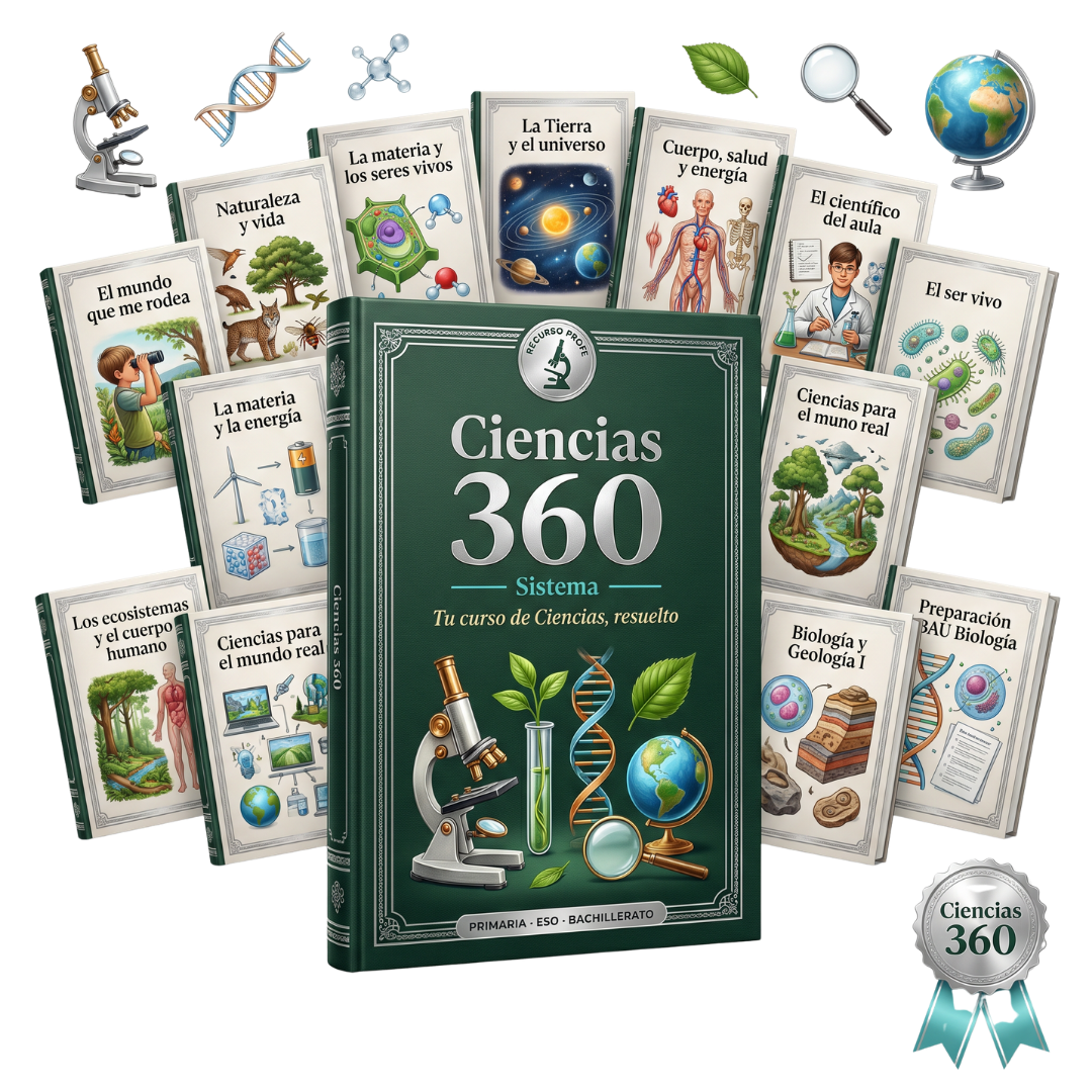 Ciencias 360 Primaria - mockup del producto