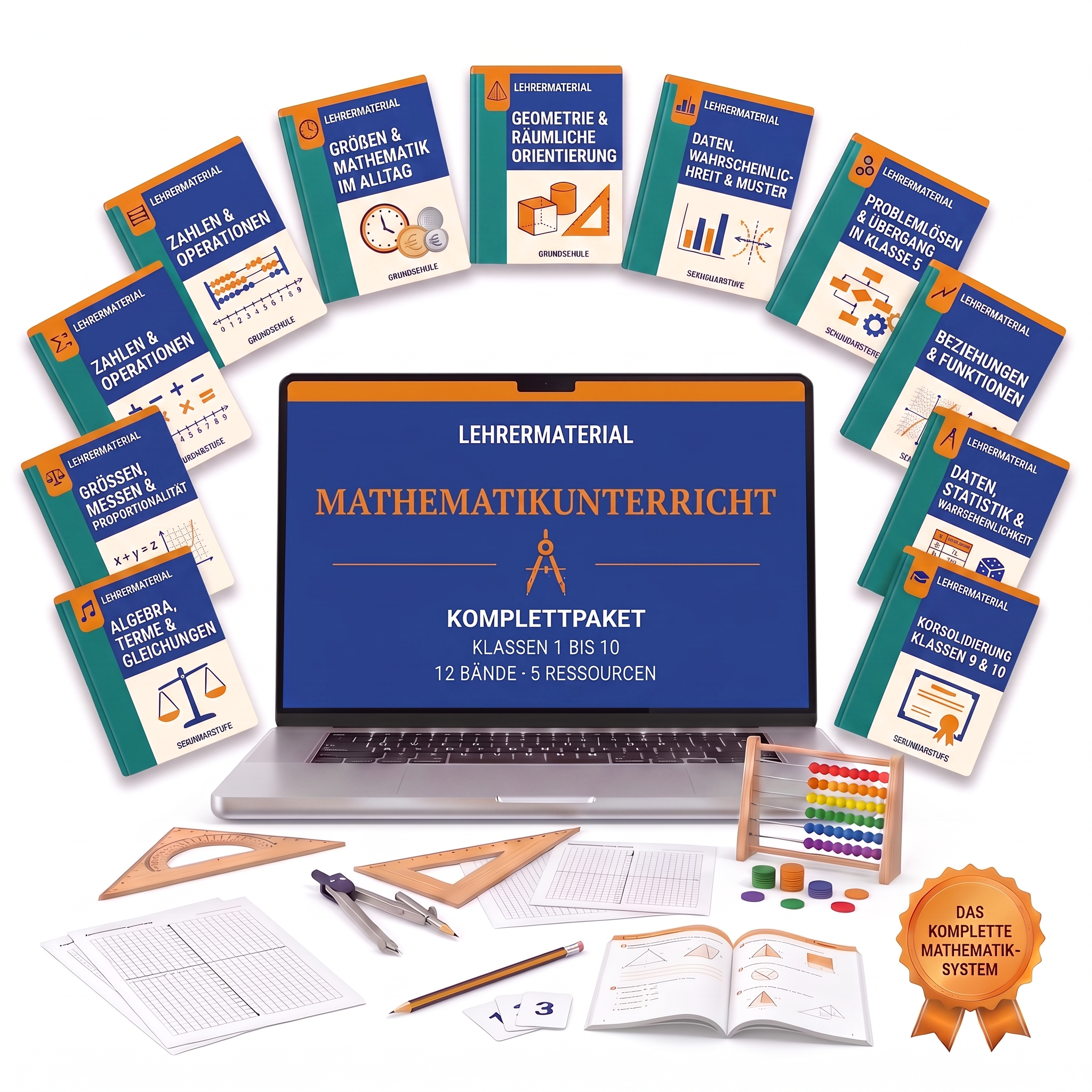Mathematikunterricht für Klassen 5 bis 10 von LehrerMaterial