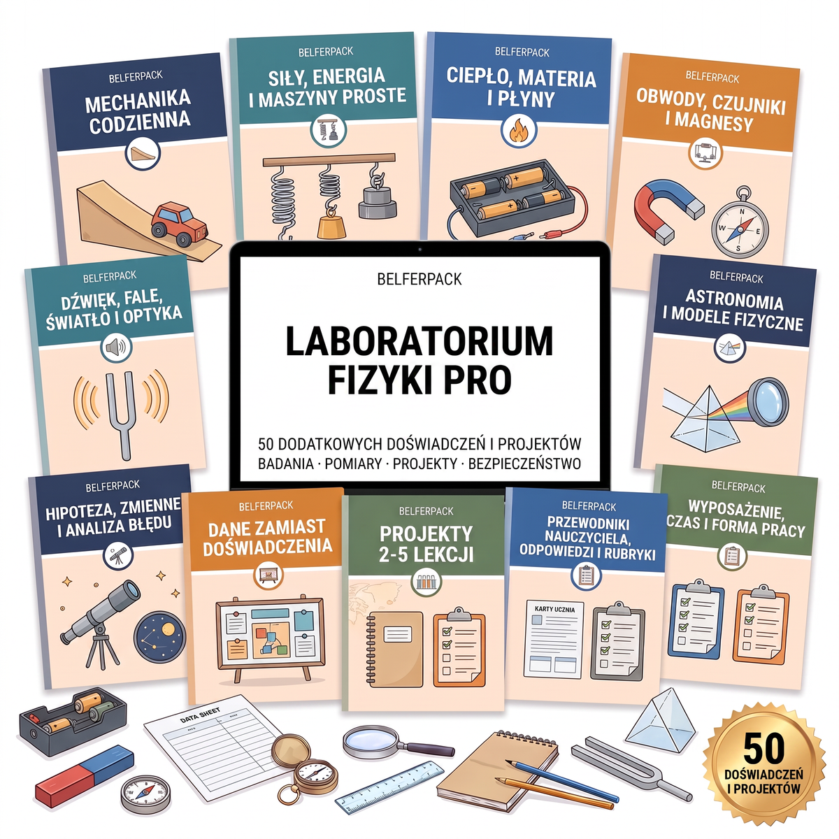 Laboratorium Fizyki PRO, 50 doświadczeń i projektów