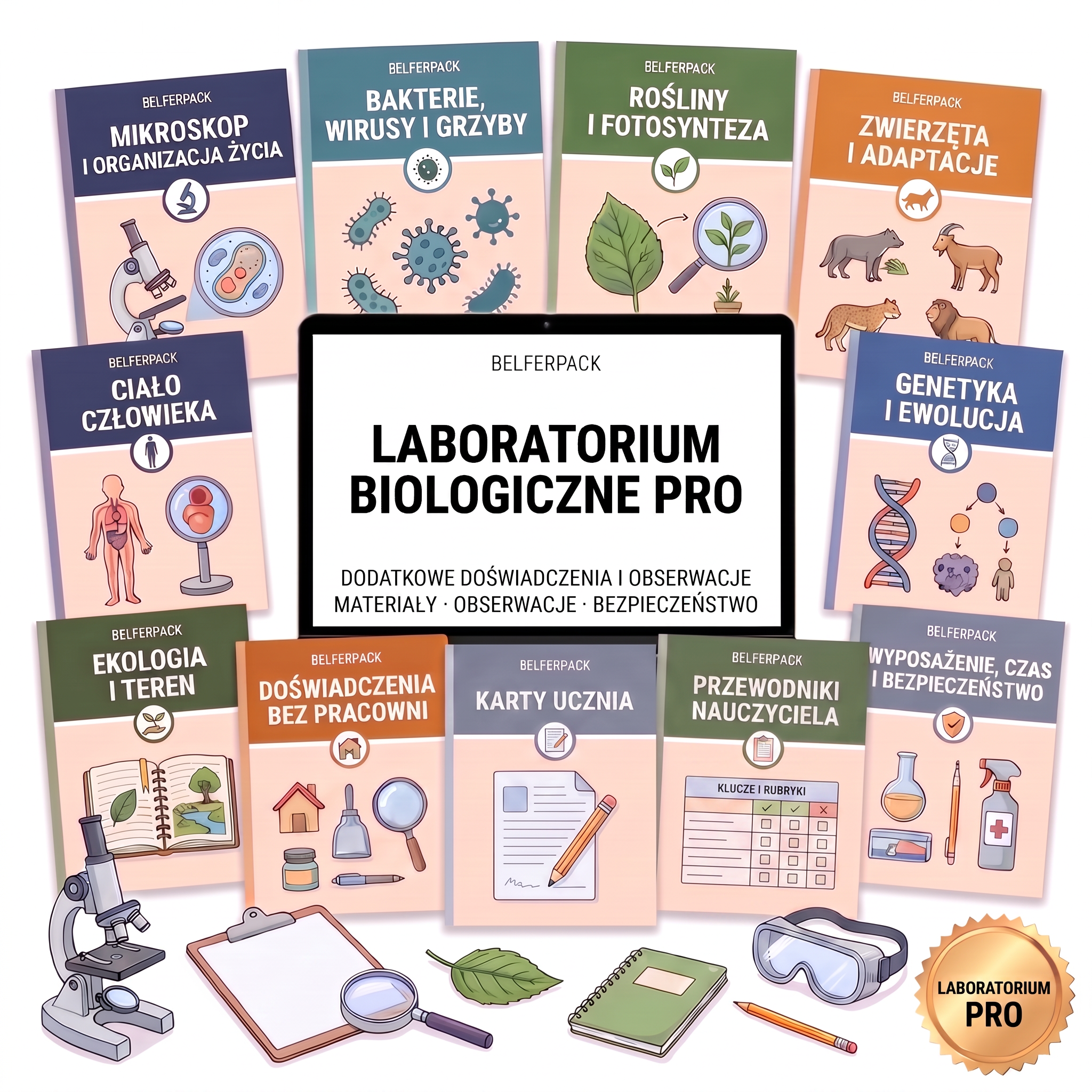 Laboratorium Biologiczne PRO: dodatkowe doświadczenia i obserwacje