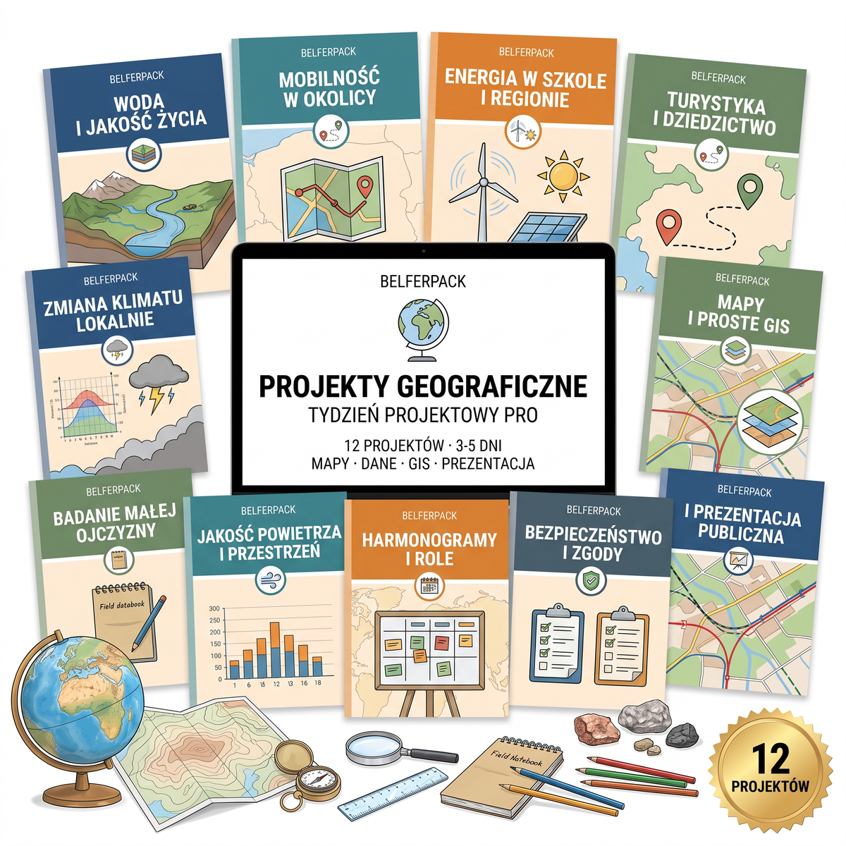 Projekty geograficzne i Tydzień Projektowy PRO